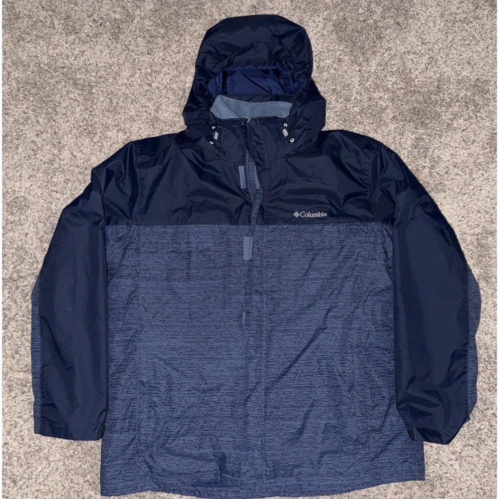 Columbia Men's Tunnel Falls Interchange Jacket XL Dark Mountain/Collegiate Navy
